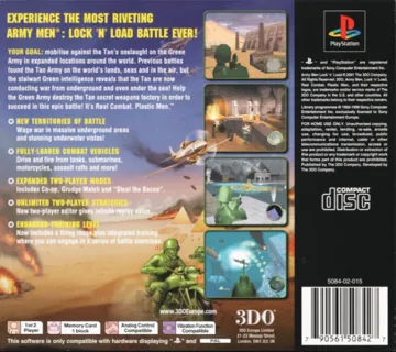Army Men - Lock n Load (EU) box cover back